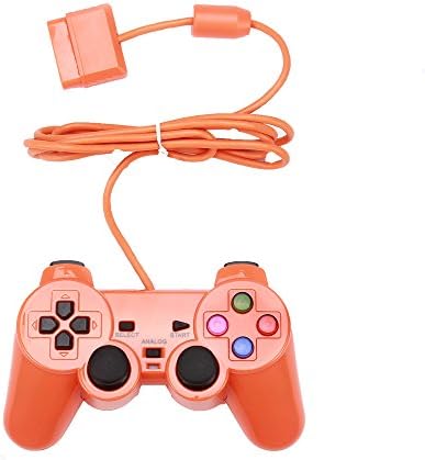 Saloke Wired Gaming Console for Ps2 Double Shock (Orange)