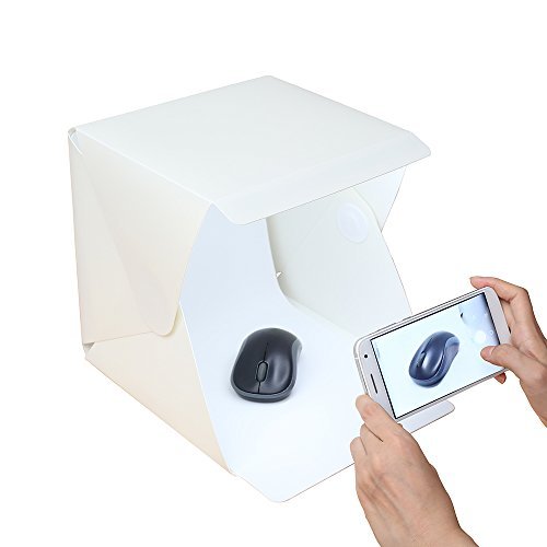 Folding Portable Lightbox Studio - Take Pictures Like a Pro on the Go with a Smartphone or DSLR Camera