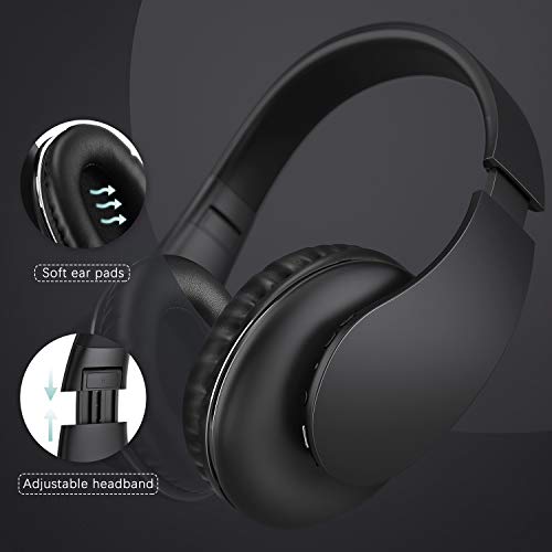 Wireless TV Headphones Jelly Comb Over Ear Headsets with 2.4GHz RF