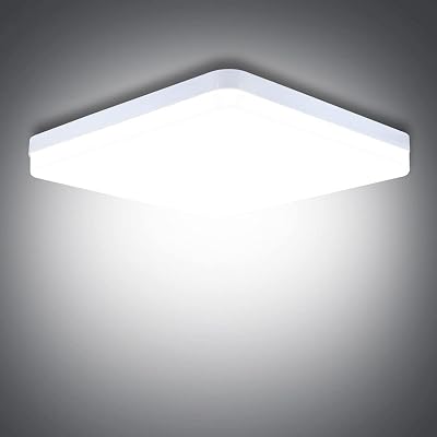 SUNZOS LED Ceiling Light 36W 6500K 3240LM Flush Mount Bedroom Kitchen Hallway