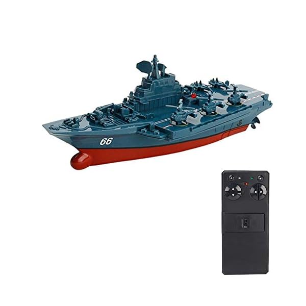 GJQDDP RC Schiff Boote, Fernbedienung Boot für Pools und Seen Innovative Spielzeug Fernbedienung Boot Militär Exquisite…