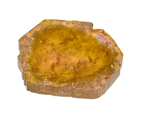 Bicolor Tourmaline polished gemstone slab 13.36 carat