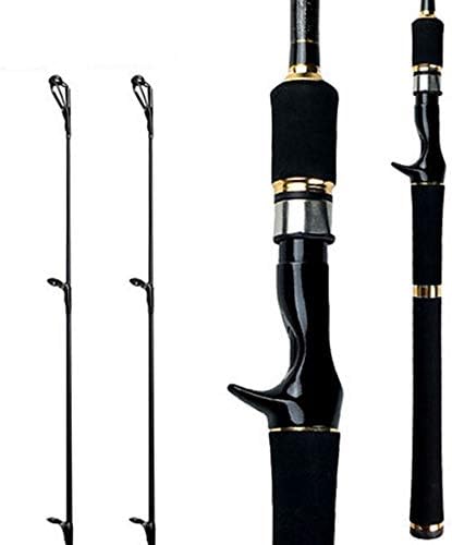 YGDYDBD 2.1m spinning baitcasting fishing rod 2 tips action M/MH casting lure fishing rod carbon fiber fishing pole