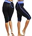 SISYAMA Anti Cellulite Weight Loss Hot Slimming Sweat Sauna Neoprene Capris Pants (Small)