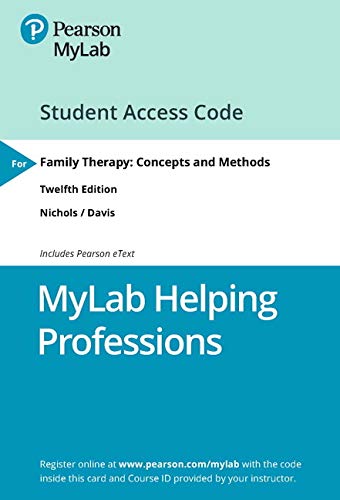 Family Therapy:... Mylab Access