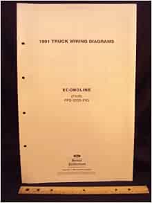 1991 FORD Econoline Van Electrical Wiring Diagrams / Schematics: Ford