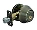 Amazon Basics Deadbolt - Single Cylinder - Antique Brass