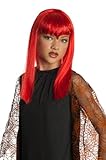Child's Red Glitter Vamp Wig