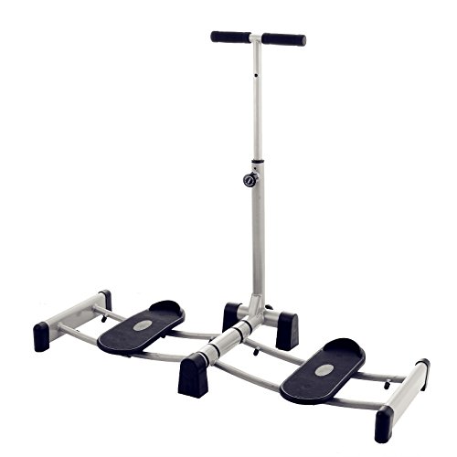 DreamJoy Foldable Leg Exerciser Thighs Total Body Leg Exercise Machine Leg Magic Exerciser with Handle Bars and Pedals for Home Fitness