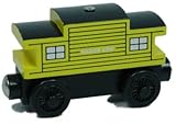 Yellow Sodor Line Caboose - Thomas & Friends Wooden Railway Tank Train Engine - Brand New Loose