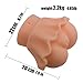 SAMMOR Male Masturbator Silicone Sex Toys 3D Realistic Virgin Pussy Ass Love Doll Vagina Anal for Male Masturbation(Victoria’s Pussy Ass)
