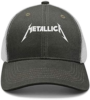 SPHAT Metallica-red-Logo- Unisex Flat Trucker Mesh Hat Baseball Cap Snapback