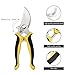EAPFCT Pruning Shears Hand Pruners Garden Cutter Clippers Stainless Steel Bypass Pruning Kit Hydroponic Set of 2thumb 3