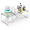 HapiRm Cupboard Shelf Organiser Adjustable Cupboard Storage, Kitchen Cupboard Organiser Pantry Organizers and Storage…