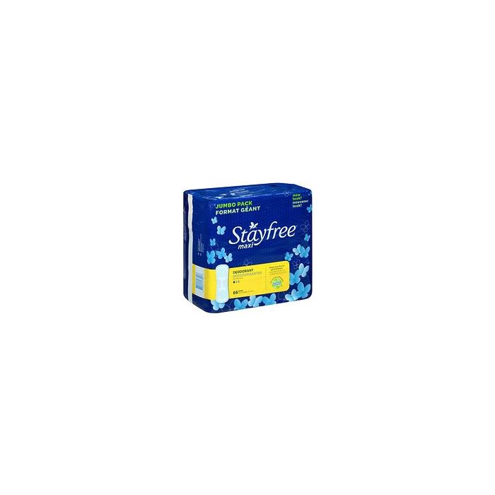 Stayfree Maxi Pads, Deodorant