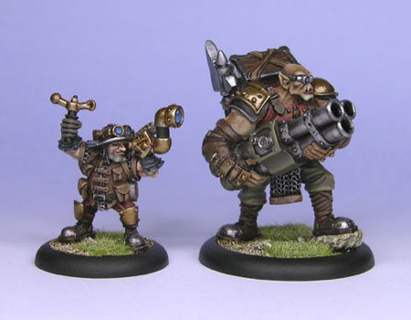 Privateer Press - Warmachine - Mercenary: Herne and Jonne Model Kit