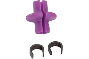 Pine Ridge Archery Products Slotted Kisser Button (Pack of 1), Purple