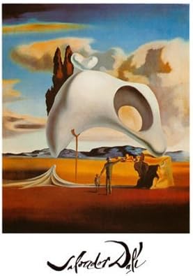 Atavistic Vestiges after the Rain, 1934 Art Poster Print by Salvador Dalí, 10x12