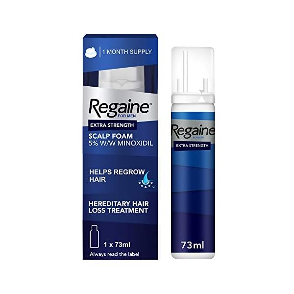 Regaine-for-Men-Hair-Loss-Regrowth-Scalp-Foam-Treatment-with-Minoxidil-73-ml-1-Month-Supply Regaine for Men Hair Loss & Regrowth Scalp Foam Treatment with Minoxidil, 73 ml, 1 Month Supply