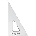 Pacific Arc Drafting Triangle, 4-inch, 30/60/90 Degrees, Clear Acrylic