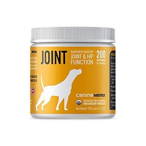 Image of Canine Matrix Organic Mushroom Powder Supplement for Dogs & Cats, USA Grown, Recovery, Immunity & Wellness