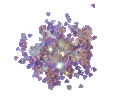 WGI Heart Confetti 14 grams - Iridescent (6 packs)