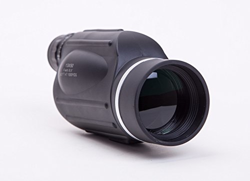 Rootless high powered monocular scope with single hand …