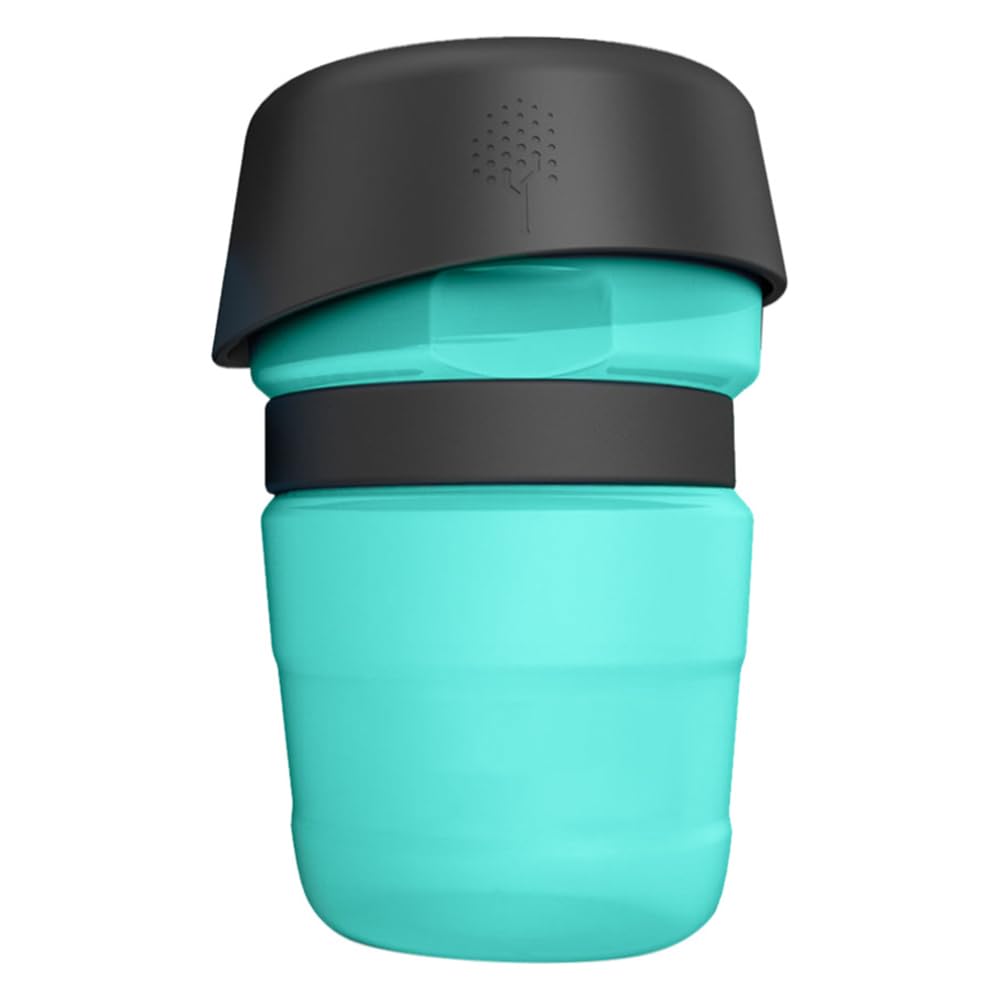 POFET Portable Dog Water Bottle, Upgraded 2 in 1 Pet Travel Water Bottle and Bowl, Pet Outdoor Drinking Cup Dog Gift