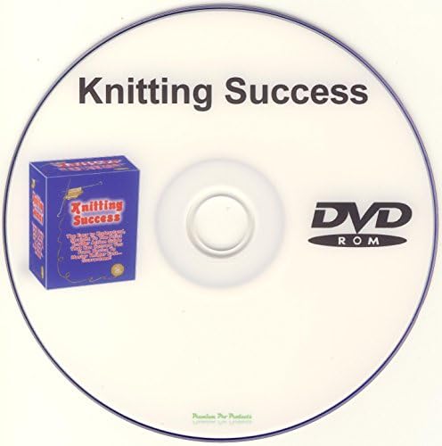 Knitting Success eBook on DVD-ROM For Beginners Patterns Techniques Knit Knits Stitches Learn Easy Book