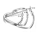 Flongo Women's 6PCS Charm Stainless Steel Heart Shape Huggie Hinged Earring