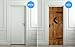 Wall Door LAMINATED STICKER outhouse closet toilet WC poster, mural, decole, film 30x79