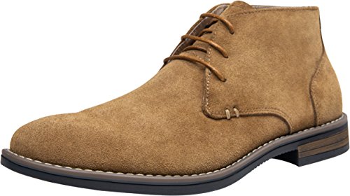 JOUSEN Men s Chukka Boots Classic Suede Desert Boot (11,Brown)
