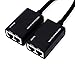 JahyShow HDMI Extender Over RJ45 CAT5e CAT6 LAN Ethernet Network Balun Adapter Repeater Up to 100ft 1080P HDMI Cable, 30M Sender + Receiver, 2 Ports RJ45