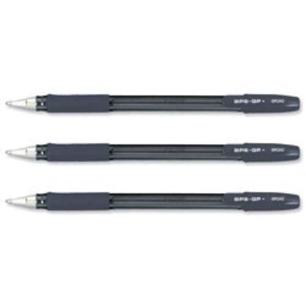 Pilot BPS - GP Grip Ballpoint 1.2 mm Tip (Pack of 12) - Black