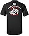 Threeper Wolf Black T-Shirt - XL