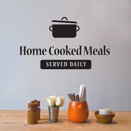 Amazon.com: Diner Wall Decal Black - 80cm x 40cm / 23.4" x 15.5