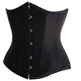 Kranchungel Women's Vintage Underbust Corset Bustier Waist Cincher Bodyshaper