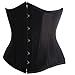 Kranchungel Women's Vintage Underbust Corset Bustier Waist Cincher Bodyshaper