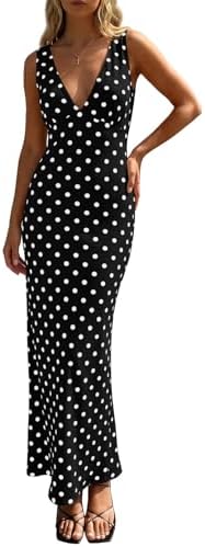 polka dot maxi dress amazon TYATVS Polka Dot Maxi Dress for Women Long Sleeve Off The Shoulder Maxi Dresses Sexy Mesh Party Dress Going Out (S,Small) at Amazon Women's Clothing store