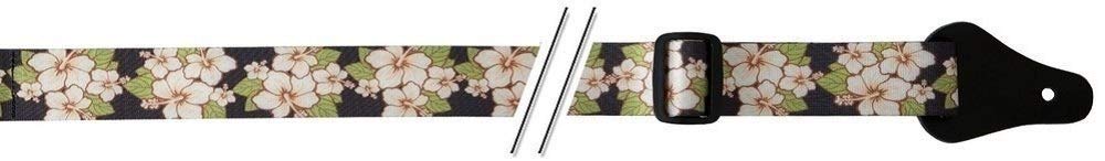 GEWA Fire & Stone 532071 Ukulelengurt White Hibiscus