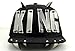 KitMax (TM) Fashion Unisex Personalized Punk Rivets King Decor Hip Hop Outdoor Sport Baseball Snapback Sun Caps Hats