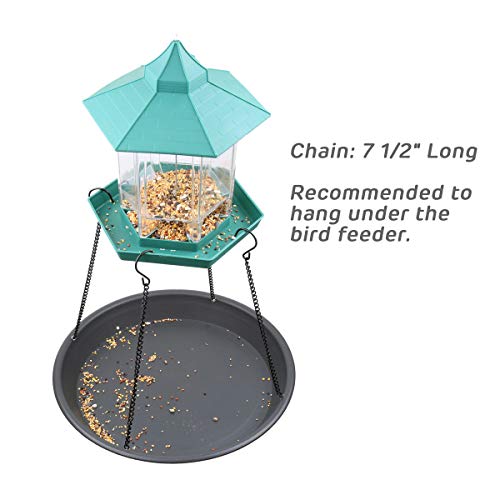 Bird Seed Catcher Tray Platform Feeder Hanging Tray Outdoors Backyard