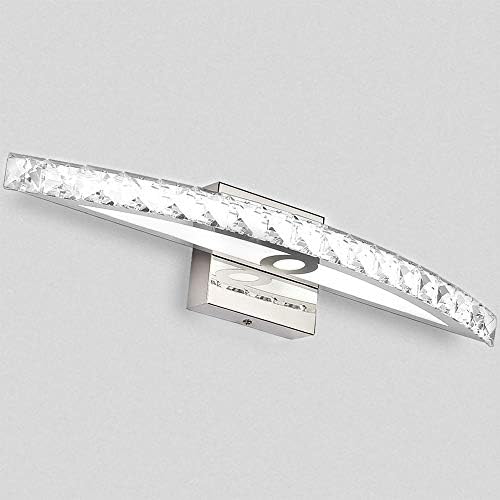 27.5 inch 18w Vanity Lights, Modern Bathroom Crystal Wall Lights, Wall Sconces Wall Lighting Fixture Over Mirrorfor Bathroom, Cool White 6000K