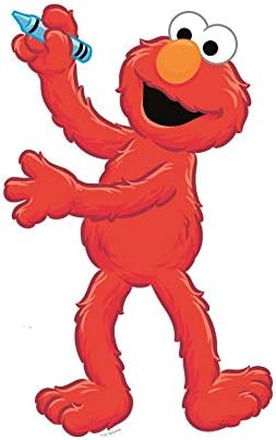 Amazon Com 7 Inch Crayon Artist Elmo Decal Drawing Artwork Sesame