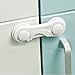 KiddiLife – Child Safety Cabinet / Cupboard Lock (4 Pack) – Quick and Easy To Install With Strong 3M Adhesive – No Tools, Drilling Required – Universal Child / Baby Proofing Latch