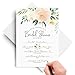 Bliss Collections Bridal Shower Invitations with Envelopes, Blush Floral, Invites for Weddings, Showers, Parties and Receptions, 5