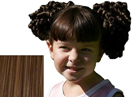 Cheerleader Ringlet Curl Drawstring Pigtails (10: Medium Golden Brown)
