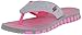 SKECHERS Performance Womens Go Flex-Vitality Flip Flop,Gray/Hot Pink,7 M US
