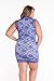 Dearlovers Women Vintage Slim Fit Lace Party Dress Large Size Blue