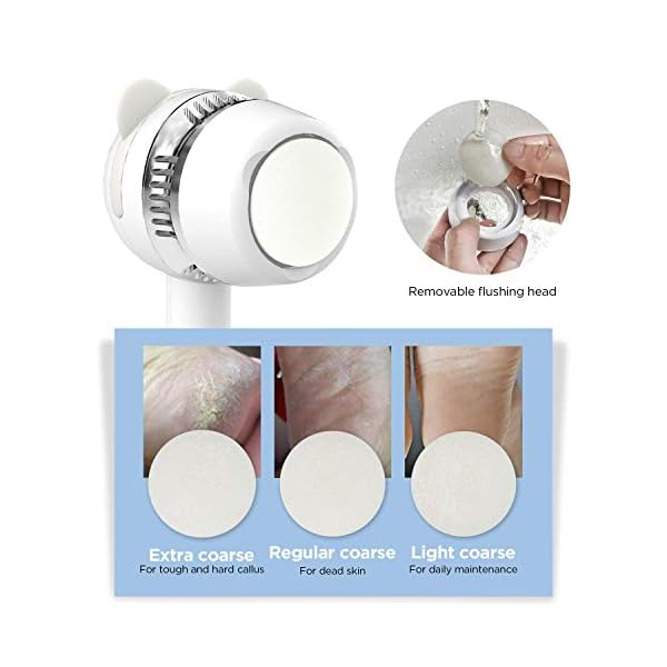 Cahot-Electric-Hard-Skin-Remover-with-Vacuum-Absorption-Rechargeable-Electric-Callus-Remover-Foot-File-Pedicure-Tools-Professional-Pedi-Feet-Care-for-Cracked-Heels Cahot Electric Hard Skin Remover with Vacuum Absorption, Rechargeable Electric Callus Remover Foot File Pedicure Tools…